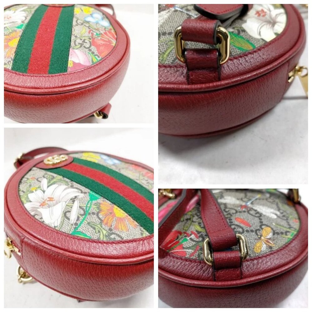 Gucci BackPack Bag Red PVC 750-052925 - Picture 6 of 13